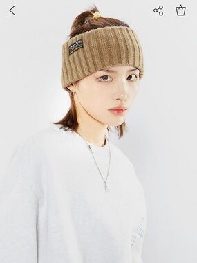 NEW W concept headband tumeric yellow looking 4 U